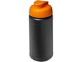 Bouteille de sport Baseline de 500 ml recyclée avec couvercle rabattable 40