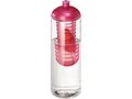 Bouteille et infuseur H2O Vibe 850 ml avec couvercle dôme 12