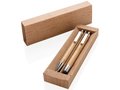 Set stylo en bambou