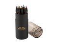 12 crayons de couleurs noirs 3