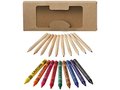 Set crayons et crayons gras 19 pièces