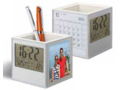 Porte crayons avec horloge 1