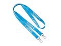 Tour de cou en polyester sur mesure avec double clip et impression en sérigraphie – Design entièrement personnalisé