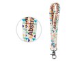 Ruban court en sergé polyester sur mesure avec impression par sublimation – Design entièrement personnalisé