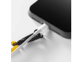 Support pour téléphone bandoulière tendance sur mesure en polyester avec cordon bicolore – Design entièrement personnalisé 4