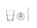 Gobelet verre et paille 400ml 3