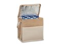 Sac isotherme toile et jute 3L 2