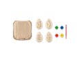 Set de peinture d'oeufs en bois 1