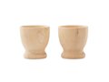 Set de 2 coquetiers en bois
