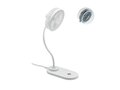 Desktop charger fan with light