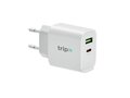 18W 2 port USB charger EU plug 3