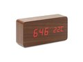 Horloge LED en MDF