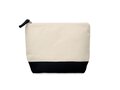 Trousse en coton bicolore