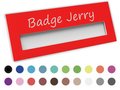 Badge nominatif 74 x 30 mm