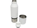 Bouteille isotherme Odessy de 600 ml en acier inoxydable recyclé RCS avec gobelet de 300 ml