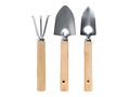 Set de 3 outils de jardin en bois 1