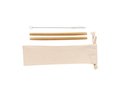 Set de pailles en fibre de bambou (x 2 pcs) 1