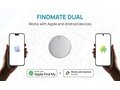 Retrouve-clés en plastique recyclé RCS Findmate Dual 4