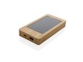 Batterie de secours solaire 10.000mAh en bambou Sunwick 1