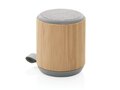 Enceinte sans fil 3W en bambou et tissu