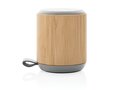 Enceinte sans fil 3W en bambou et tissu 2