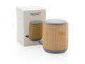 Enceinte sans fil 3W en bambou et tissu 6