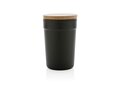 Mug 300ml en PP recyclé GRS avec couvercle en bambou FSC® 2