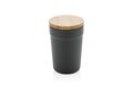 Mug 300ml en PP recyclé GRS avec couvercle en bambou FSC® 7