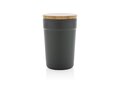 Mug 300ml en PP recyclé GRS avec couvercle en bambou FSC® 8