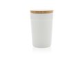 Mug 300ml en PP recyclé GRS avec couvercle en bambou FSC® 14