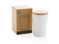 Mug 300ml en PP recyclé GRS avec couvercle en bambou FSC® 16