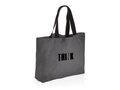 Grand sac tote en toile 240 g/m² recyclée non teintée Aware™ 19