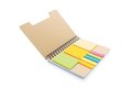 Carnet de notes A5 Kraft avec notes autocollantes 2