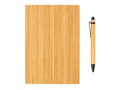 Set carnet de notes A5 et stylo en bambou 3