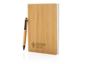 Set carnet de notes A5 et stylo en bambou 4