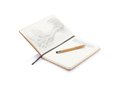 Carnet de notes en liège avec stylo en bambou 6