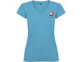 T-shirt Victoria à col en V et manches courtes pour femme 12