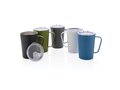 Mug moderne en acier inoxydable recyclé RCS avec couvercle