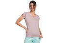 T-shirt Victoria à col en V et manches courtes pour femme