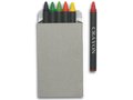 Etui 6 crayons cire