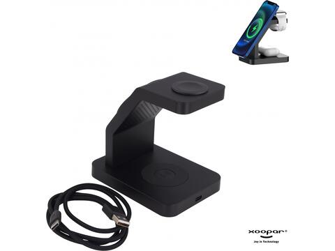 2708 | Xoopar Icon 3 in 1 Magnetic Wireless charger