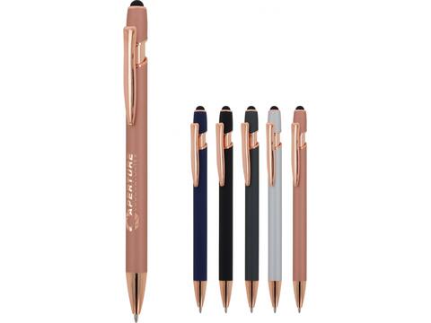 Stylo-bille Paris Deluxe métal caoutchouté