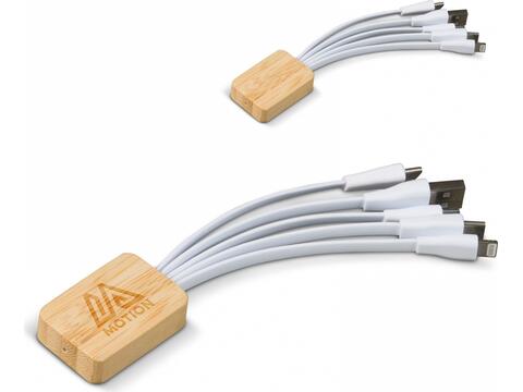 Câble de recharge bambou et R-PET