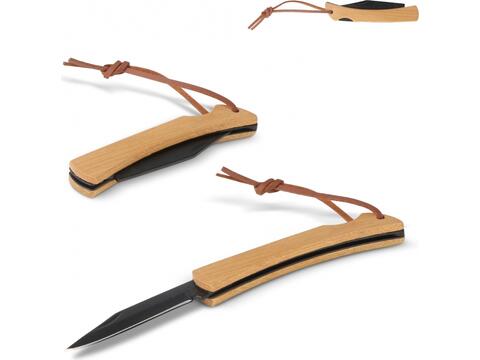 Couteau de poche en bambou