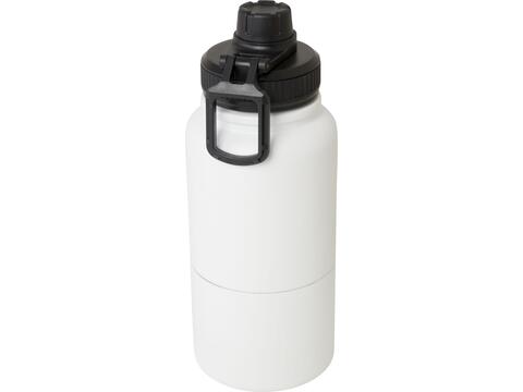 Bouteille de sport Dupeca de 840 ml avec isolation en acier inoxydable certifiée RCS