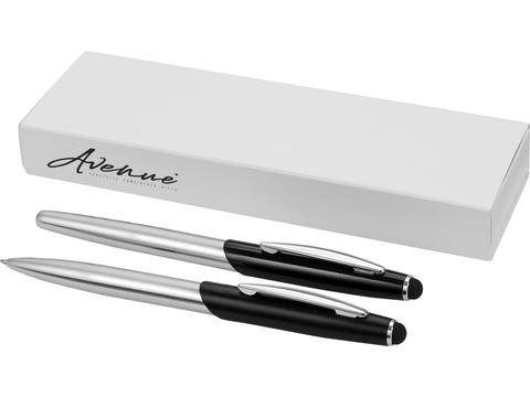 Parure stylo bille et roller avec stylet