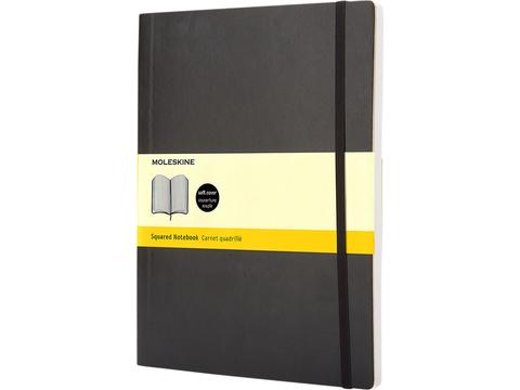 Carnet Classic XL à couverture souple - quadrillé