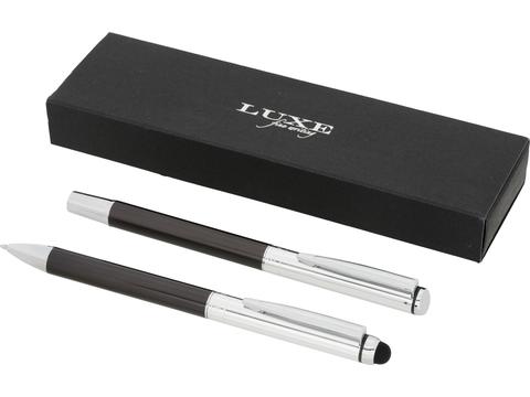 Parure stylo stylet bille et roller Vincenzo