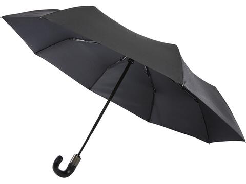 Parapluie Montebello de 21" pliable à ouverture/fermeture automatique, avec poignée courbe