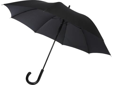 Parapluie Fontana de 23" à ouverture automatique avec aspect carbone et poignée courbe